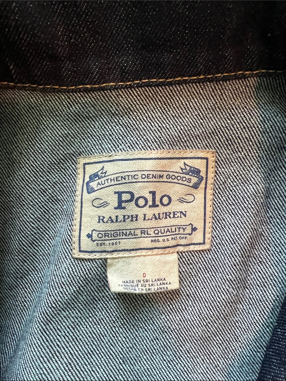 Women’s Polo Ralph Lauren Dark Blue Denim Jumpsuit with Zipper Details - Picture 2 of 9